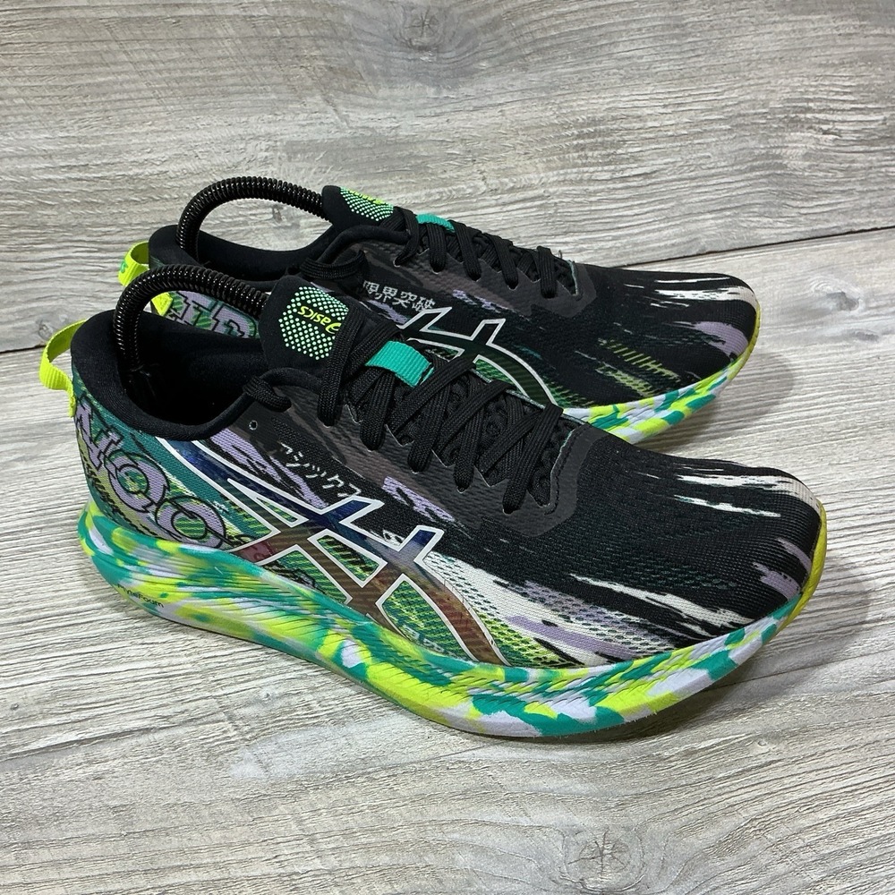 Asics Noosa Tri 13 Womens Running Shoes Black Green White 1012A898 Size 9